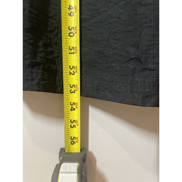 Old Navy Black Shirt Dress Size L Tall Button Front Drapey Cutouts Blackjack - Picture 6 of 9